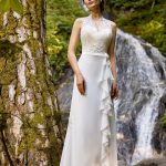 robe de mariée romantique, robe de mariée dentelle, robe de mariage bohème, robe Stock Mariage, boutique de robes de mariée, tulle, bustier, traîne