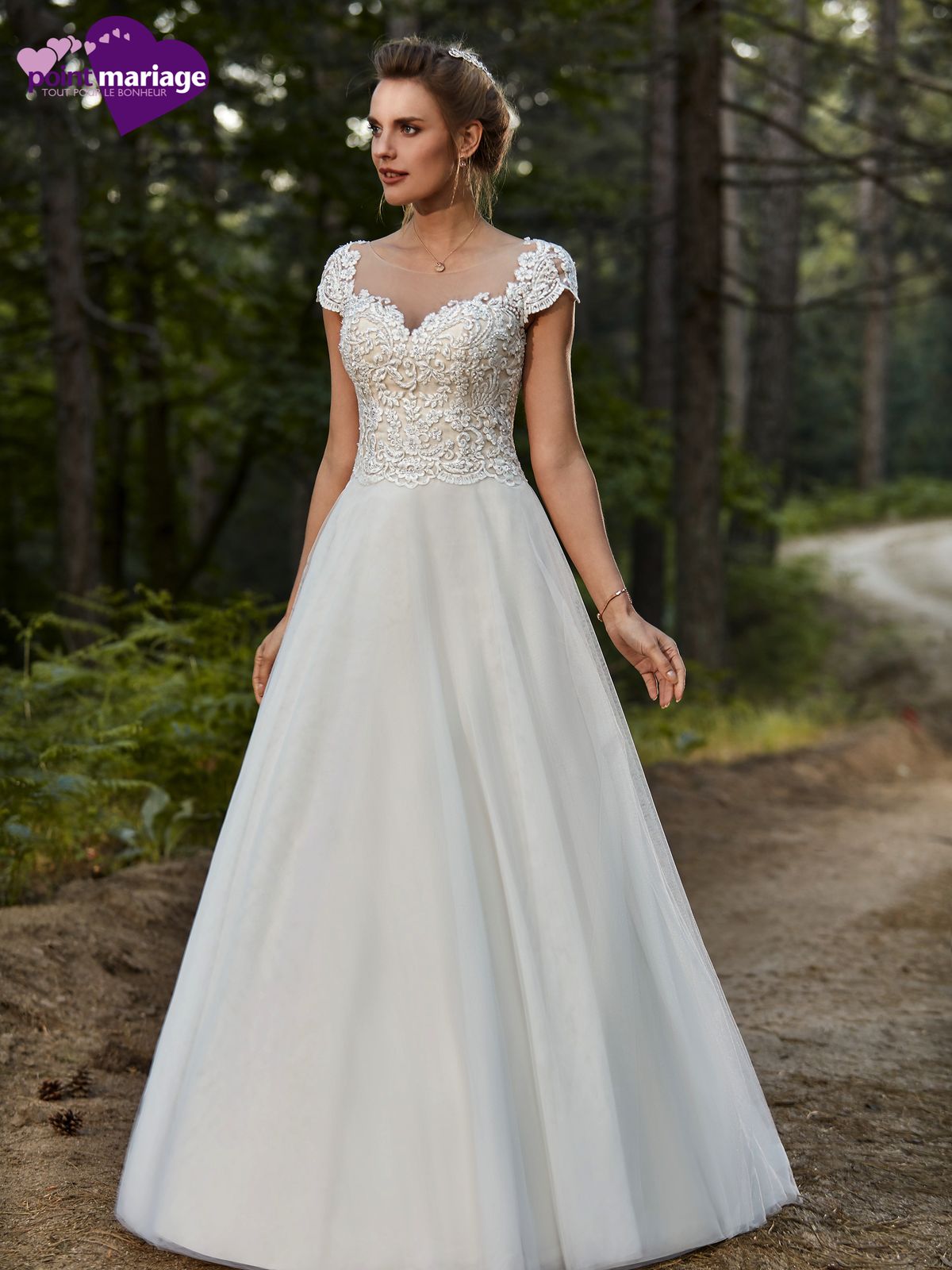 robe de mariée, robe de mariage, robe de mariée dentelle, robe princesse, robe de mariée fluide, robe neuve déstockage, Stock Mariage
