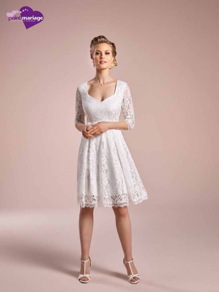 robe de mariée, robe de mariage, robe de mariée dentelle, robe de mariée fluide, robe bohème, robe neuve déstockage, Stock Mariage