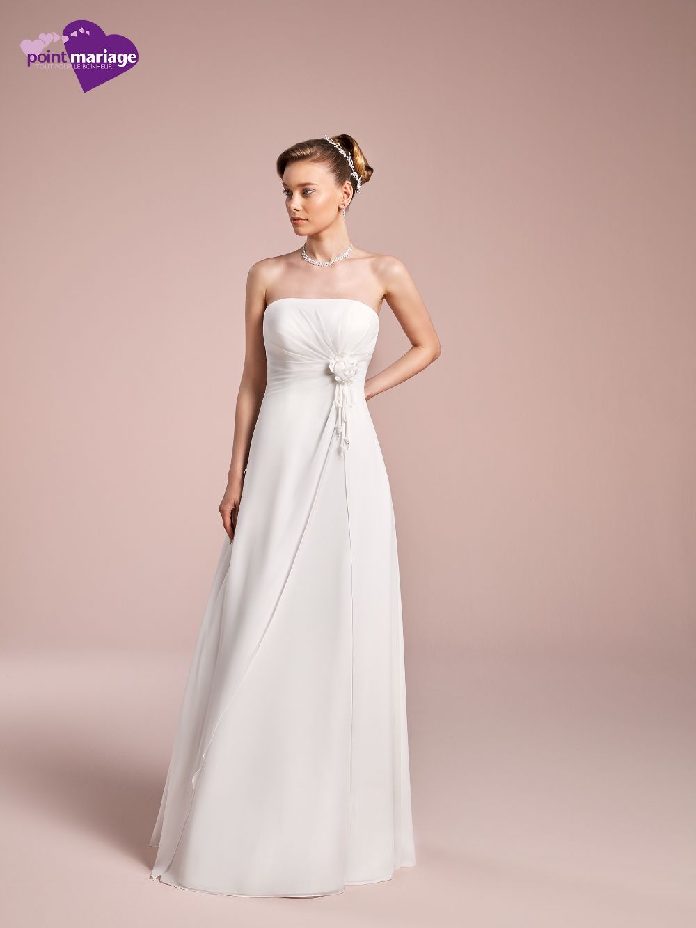 robe de mariée, robe de mariage, robe de mariée fluide, robe bohème, robe neuve déstockage, Stock Mariage