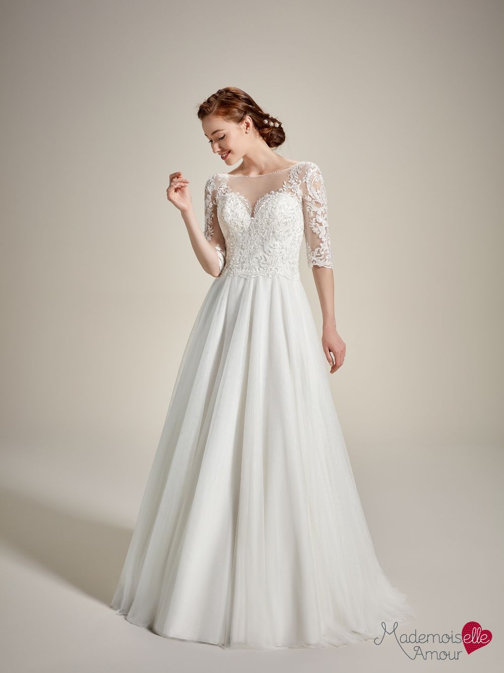 robe de mariée, robe princesse, robe de mariée dentelle, robe de mariage élégante, robe neuve déstockage, Stock Mariage