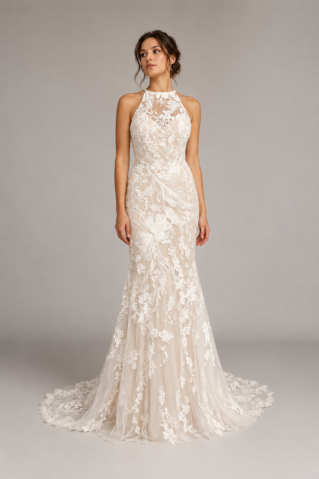 robe de mariée, robe de mariage, robe de mariée dentelle, robe sirène, robe romantique, robe neuve déstockage, Stock Mariage